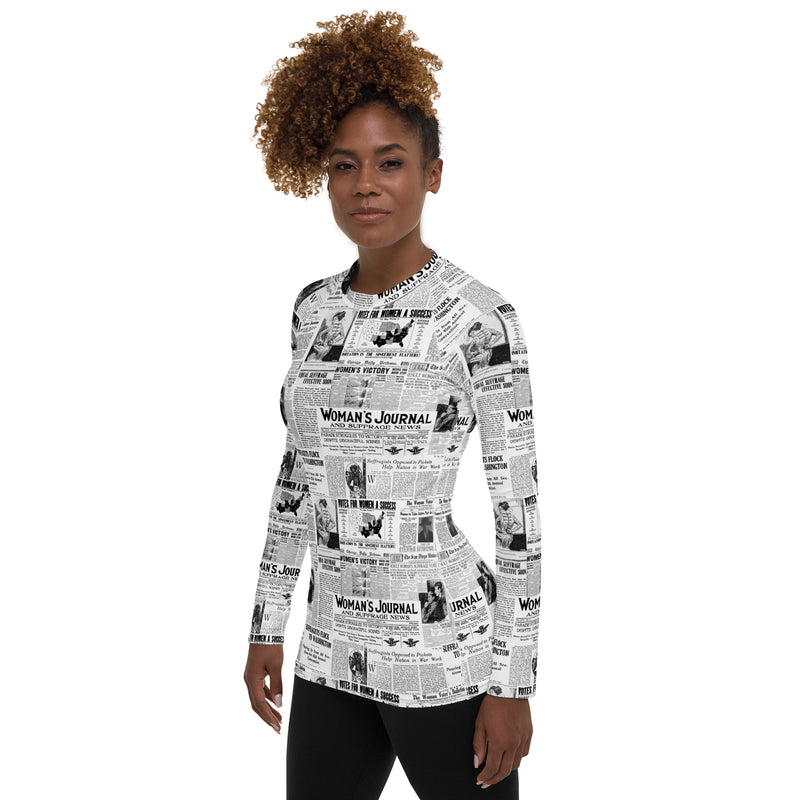 Women's Suffrage Women's Rash Guard - Objet D'Art