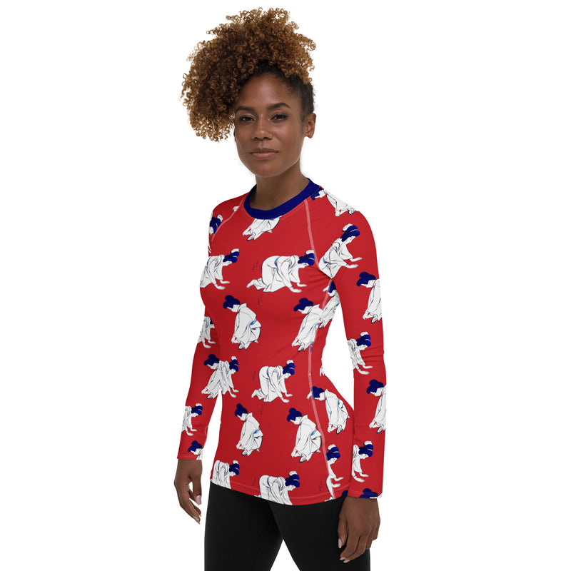 Geisha Women's Rash Guard - Objet D'Art