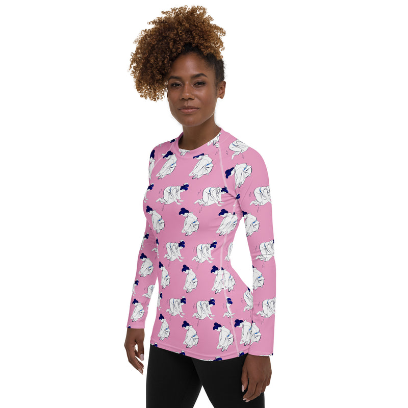 Geisha Women's Rash Guard - Objet D'Art