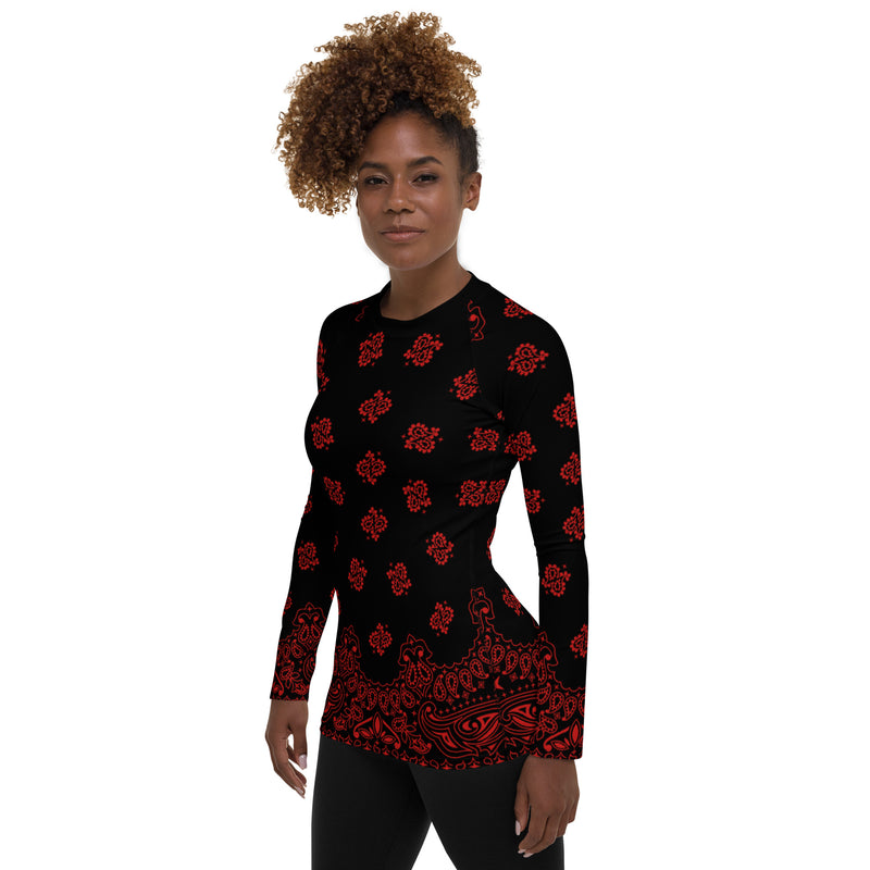 Bandana Art Women's Rash Guard - Objet D'Art