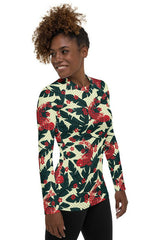 Tropical Fish Women's Rash Guard - Objet D'Art