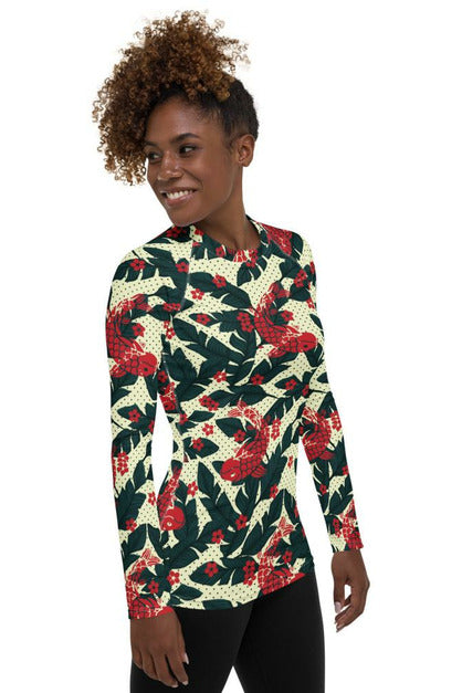 Tropical Fish Women's Rash Guard - Objet D'Art