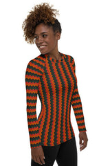 Honeycomb Women's Rash Guard - Objet D'Art