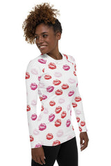 Lovable Lips Women's Rash Guard - Objet D'Art