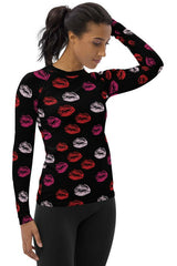 Luscious Lips Women's Rash Guard - Objet D'Art