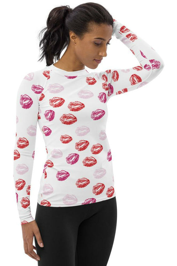 Kisses Women's Rash Guard - Objet D'Art