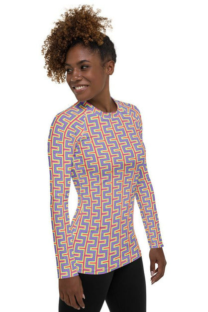 Romanesque Rainbow Women's Rash Guard - Objet D'Art