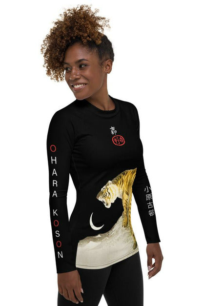 Roaring Tiger Women's Rash Guard - Objet D'Art