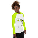 Japanese Meadow Bunting Women's Rash Guard - Objet D'Art