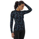 Dragonflies in Flight Women's Rash Guard - Objet D'Art