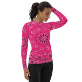 Innuendos of Pink Women's Rash Guard - Objet D'Art