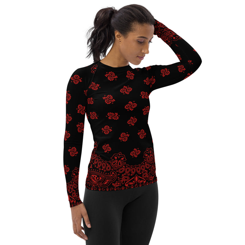 Bandana Art Women's Rash Guard - Objet D'Art