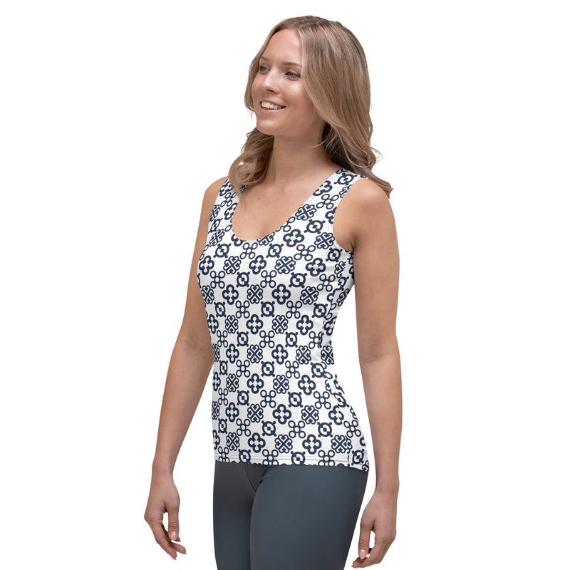 Adinkra vibes Sublimation Cut & Sew Tank Top - Objet D'Art