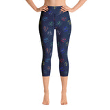 Polyglot Yoga Capri Leggings - Objet D'Art