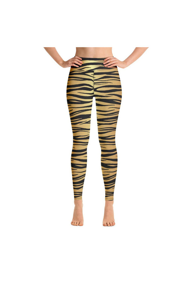 Tiger Print Yoga Leggings - Objet D'Art