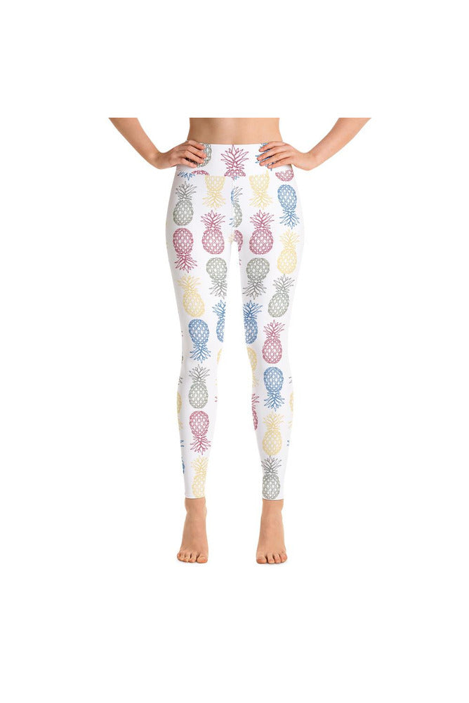 Pineapple Panache Yoga Leggings - Objet D'Art