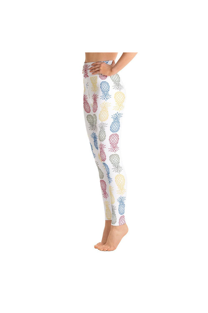 Pineapple Panache Yoga Leggings - Objet D'Art