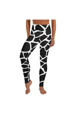 Giraffe Print Yoga Leggings - Objet D'Art