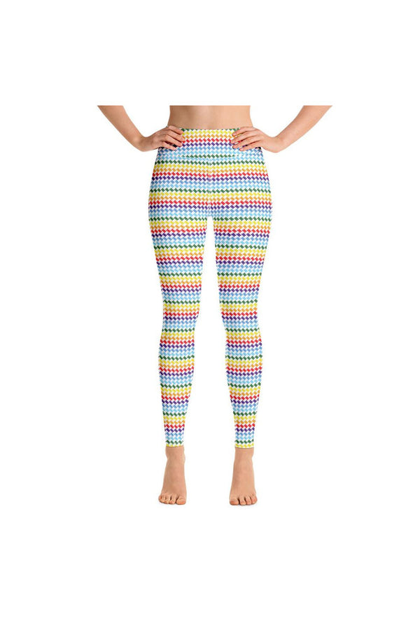 Rainbow Yoga Leggings - Objet D'Art