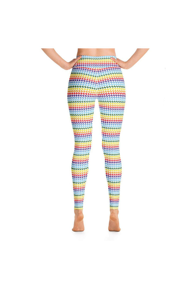 Rainbow Yoga Leggings - Objet D'Art