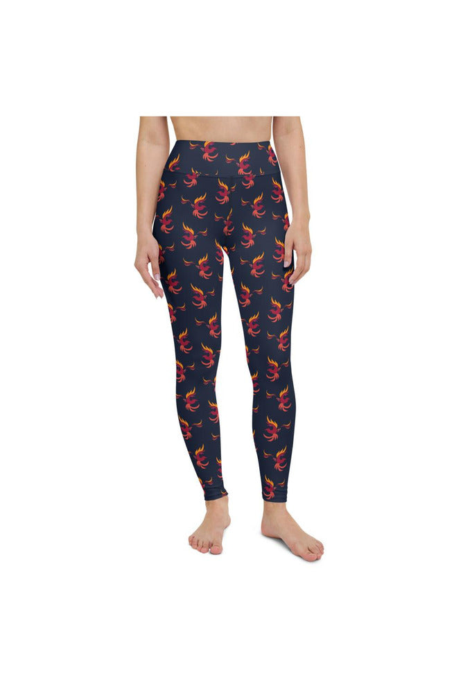 Phoenix Rising Yoga Leggings - Objet D'Art