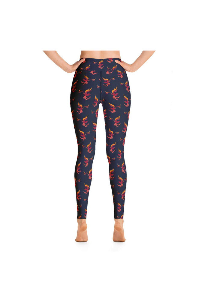 Phoenix Rising Yoga Leggings - Objet D'Art