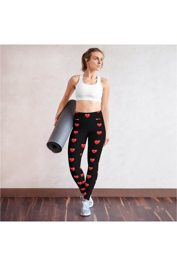 Valentines Yoga Leggings - Objet D'Art