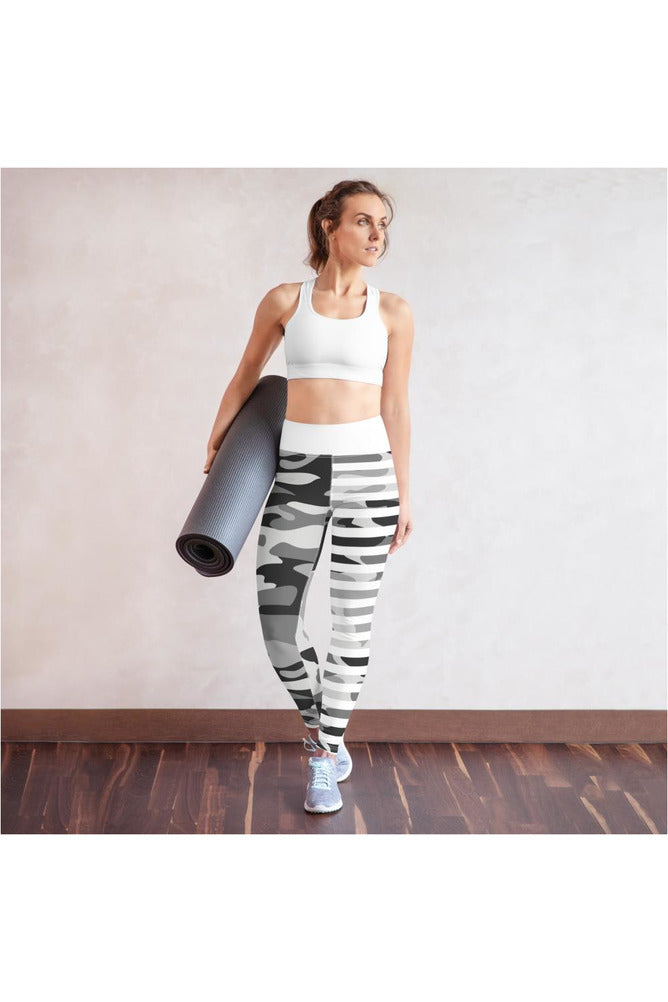 Camo Style Yoga Leggings - Objet D'Art