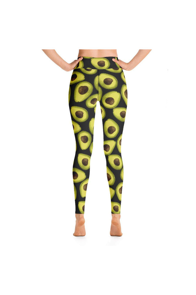 Avocado Print Yoga Leggings - Objet D'Art