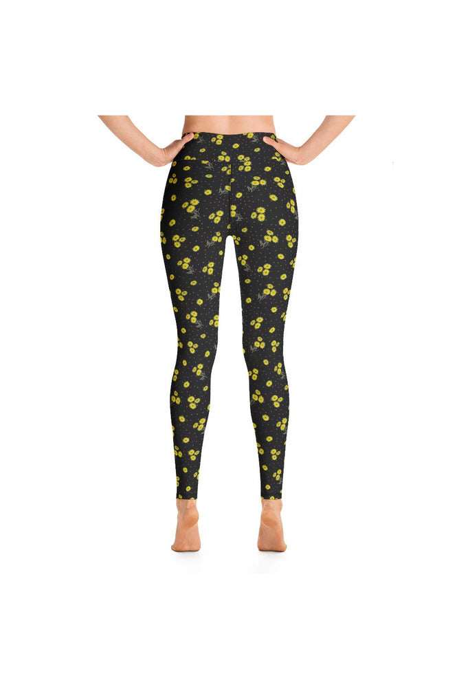 Daisies Yoga Leggings - Objet D'Art