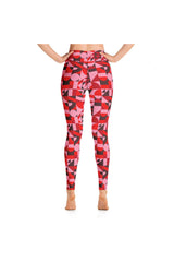 Bauhaus Blush Yoga Leggings - Objet D'Art
