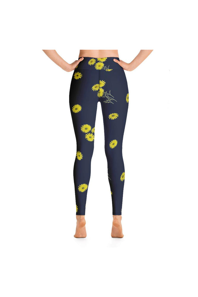 Daisies Yoga Leggings - Objet D'Art