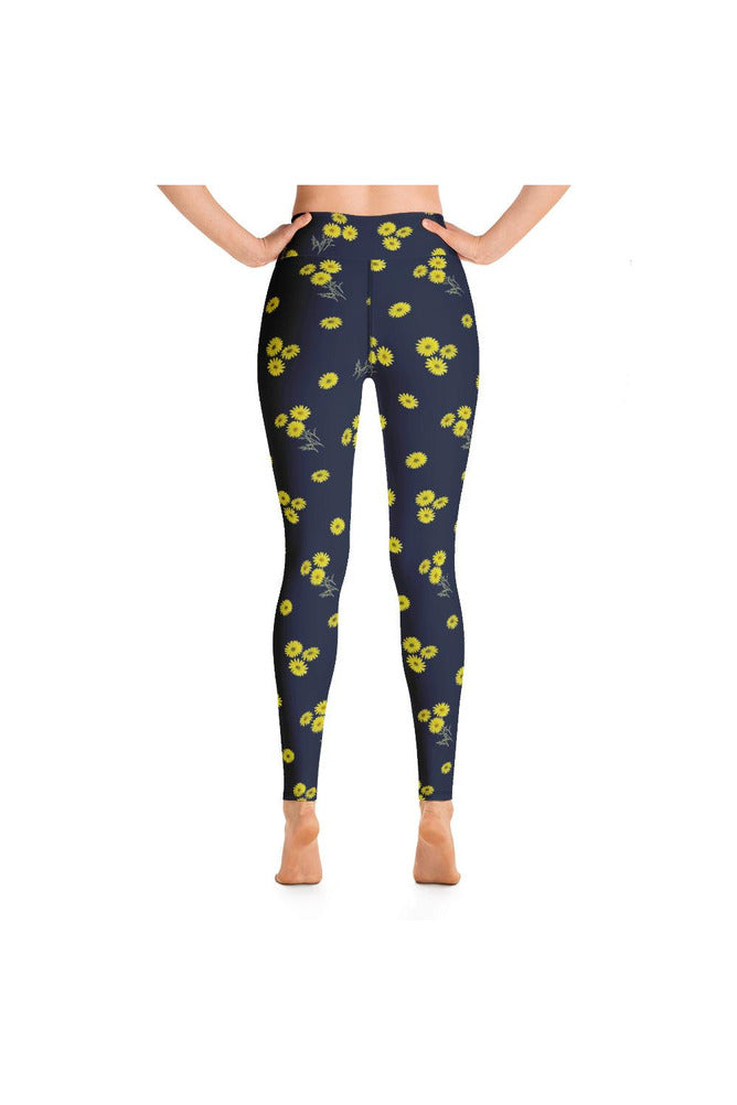 Daisies Yoga Leggings - Objet D'Art