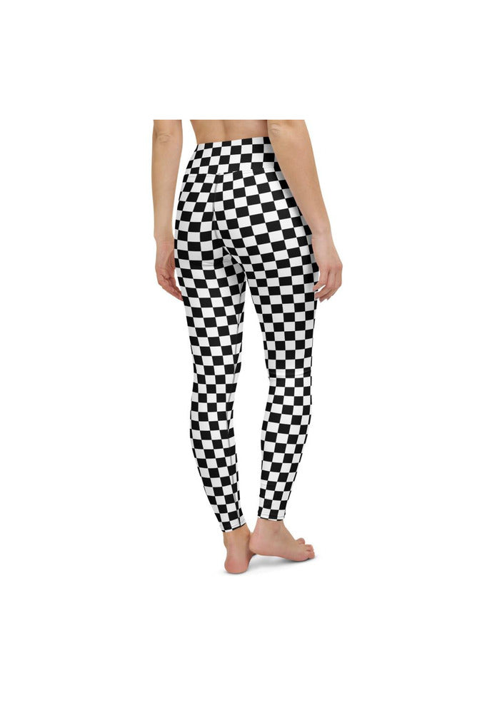 Checkered Yoga Leggings - Objet D'Art