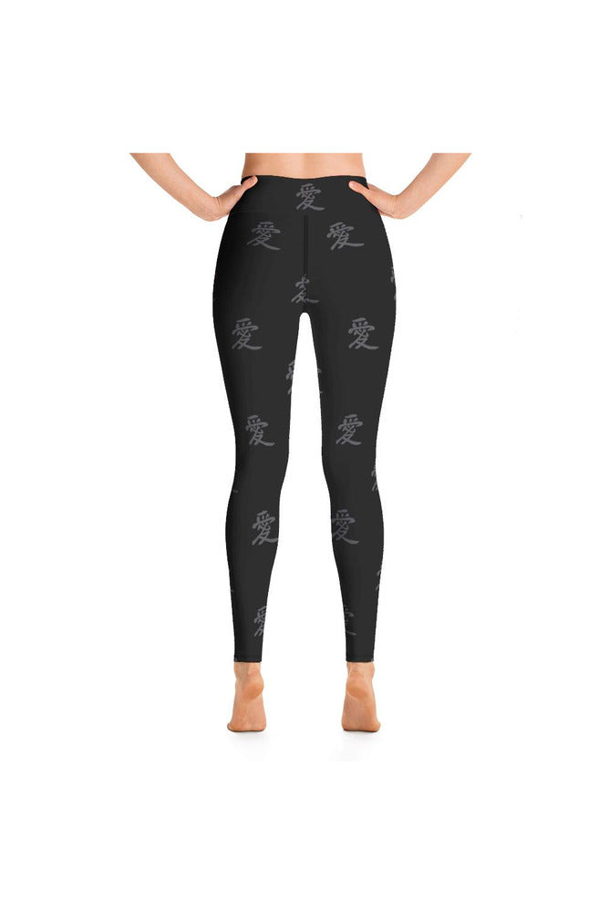 Love Hanzi/Kanji Yoga Leggings - Objet D'Art