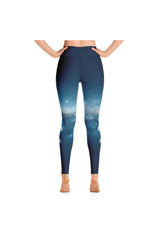 Edge of Galaxy Lunar Cycle Yoga Leggings - Objet D'Art