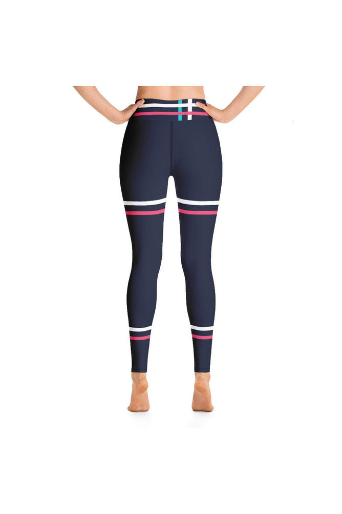 Striped Yoga Leggings - Objet D'Art
