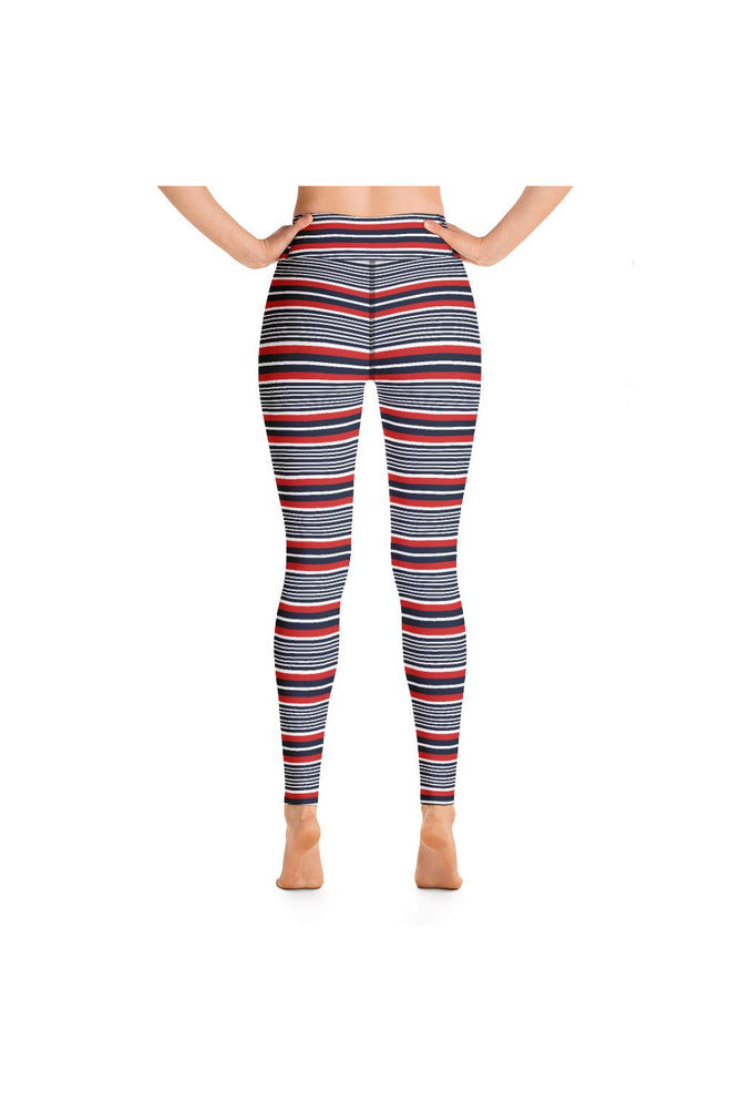 Classic Striped Yoga Leggings - Objet D'Art