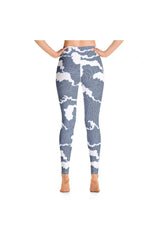 Crashing Waves Yoga Leggings - Objet D'Art