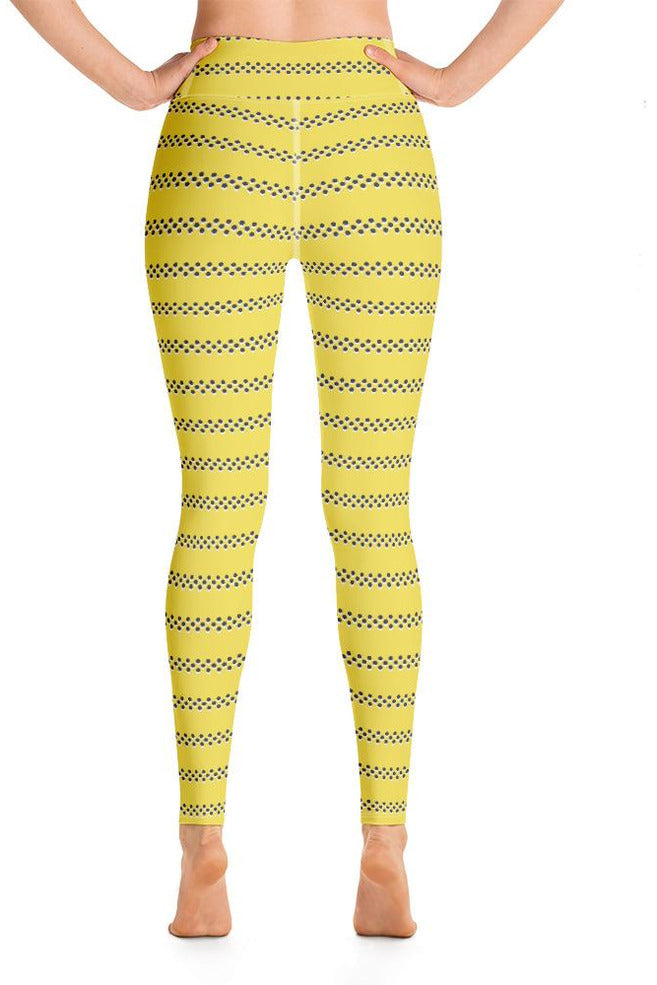 Striped Yoga Leggings - Objet D'Art