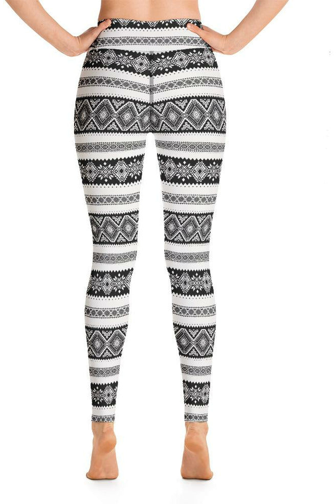 Arabesque Yoga Leggings - Objet D'Art