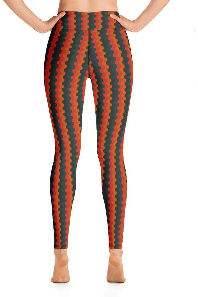 Honeycomb Yoga Leggings - Objet D'Art