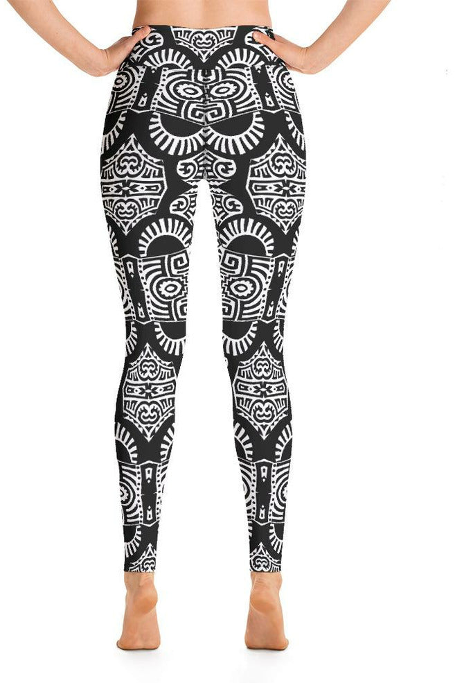 Arabesque Yoga Leggings - Objet D'Art
