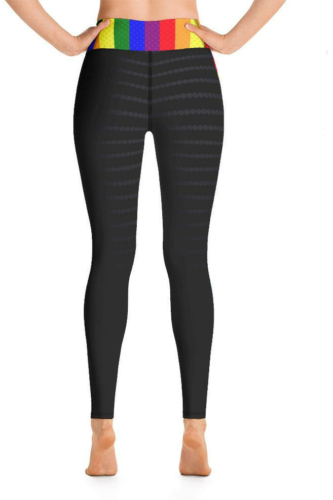 Rainbow Yoga Leggings - Objet D'Art