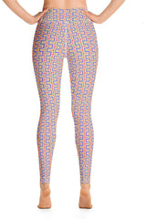 Romanesque Rainbow Yoga Leggings - Objet D'Art