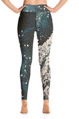 Marble Fragments Yoga Leggings - Objet D'Art