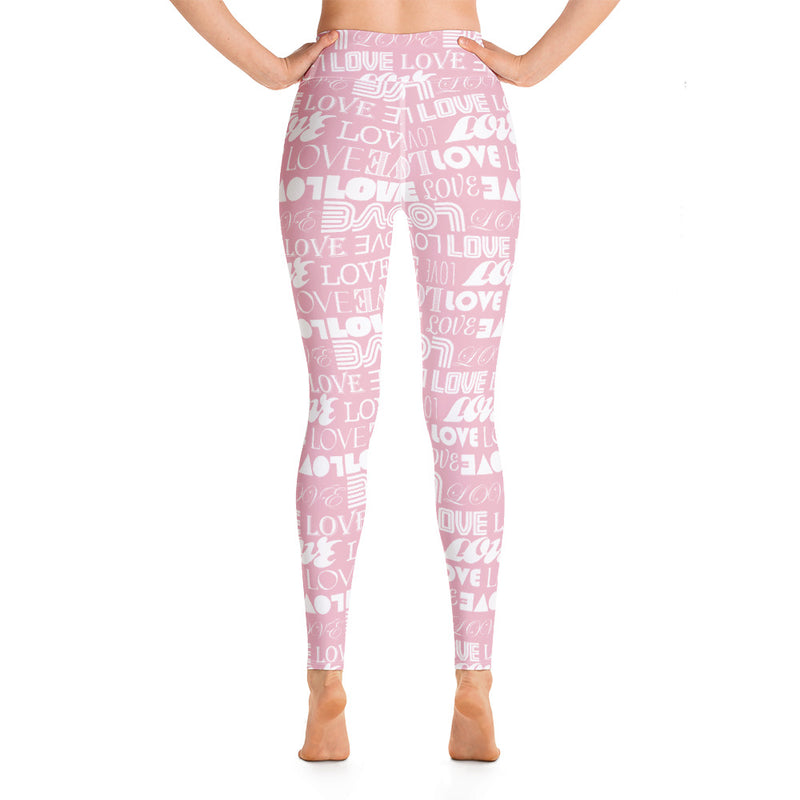 Amor Us Yoga Leggings - Objet D'Art