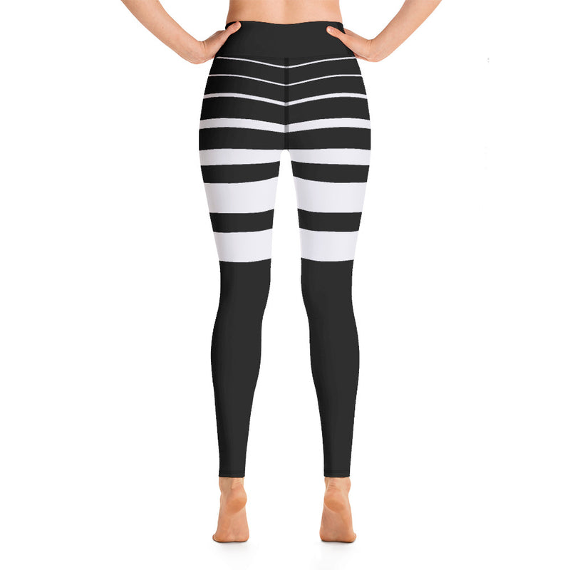 Stripey Yoga Leggings - Objet D'Art