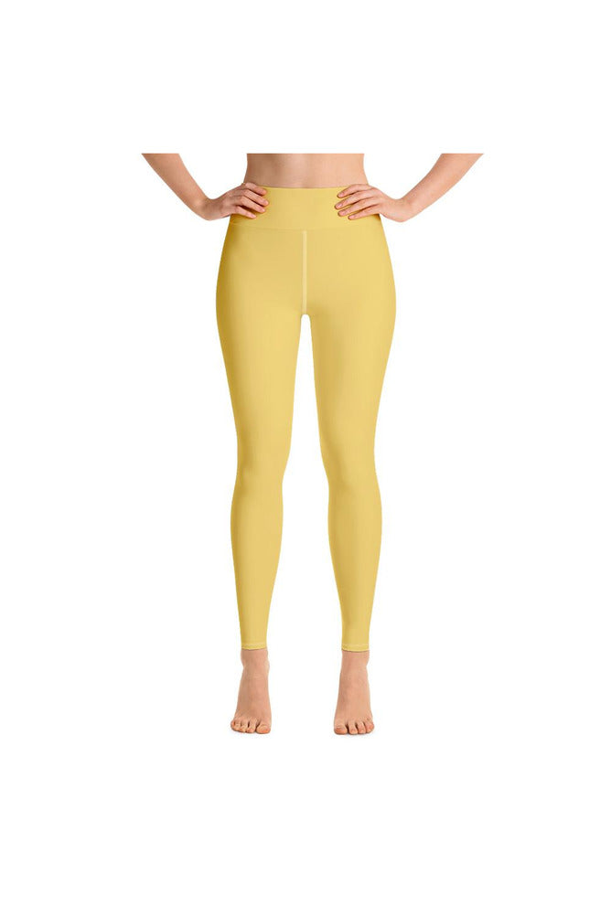 Pale Yellow Yoga Leggings - Objet D'Art