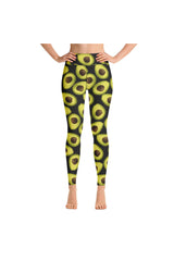 Avocado Print Yoga Leggings - Objet D'Art